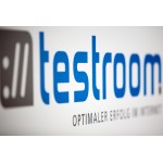 testroom logo screen
